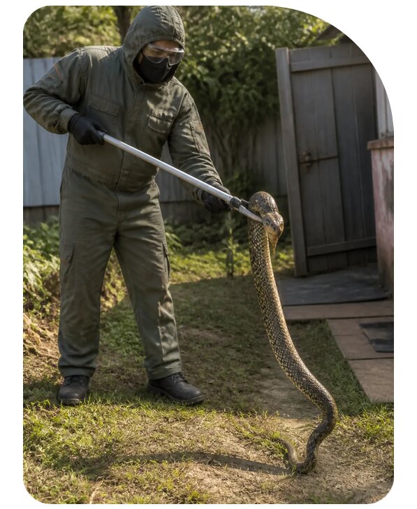 Уничтожение змей срочно в Амурске по цене от 3616 р. | Сенат-Мрс